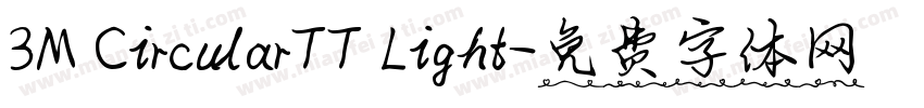 3M CircularTT Light字体转换